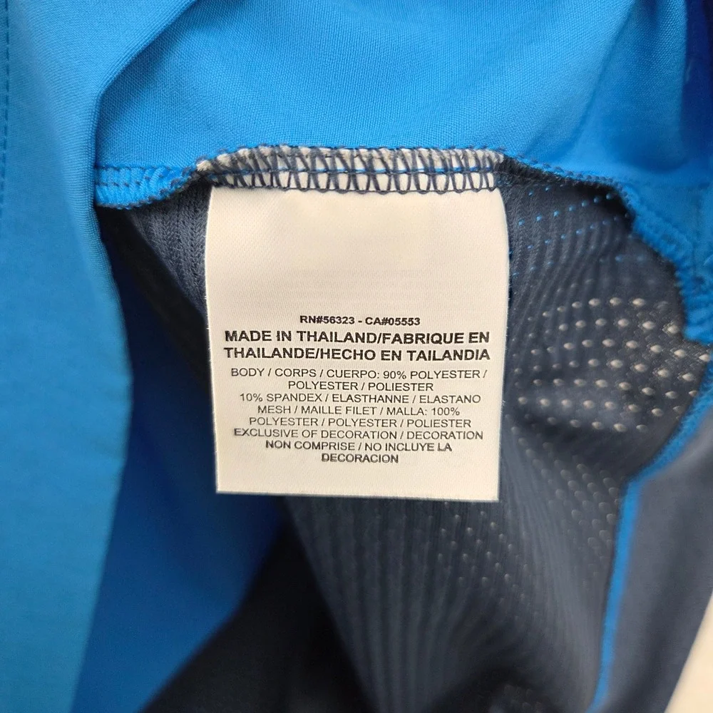 Nike Golf Polo Mens XL Blue Tour Performance Dri-FIT SS‎ Chest Pocket 639239 406